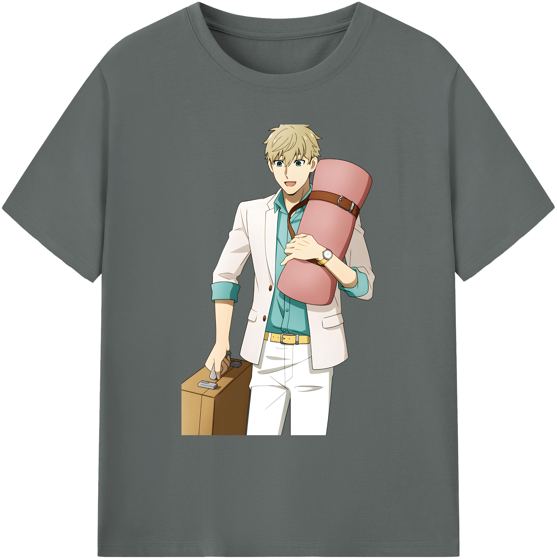 （画像用） SPY×FAMILY间谍家家酒 綿100％ メンズ半袖Tシャツ｜肌触りやわらか＆通気性